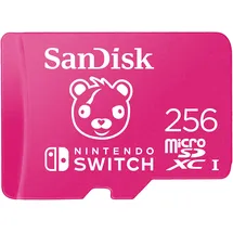 SanDisk Nintendo Switch microSDXC UHS-I U3 Class 10 256 GB Fortnite Edtition Cuddle Team