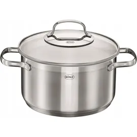 Rösle Elegance Topf-Set 9-tlg. 3 x Kochtopf + 2 x Bratpfanne + Bratentopf + Stielkasserolle + Milchtopf + Dampfeinsatz