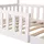 Happy Garden Hüttenbett Marceau 190 x 90 cm Holz weiß