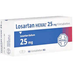 Losartan Hexal 25 mg Filmtabletten 98 St