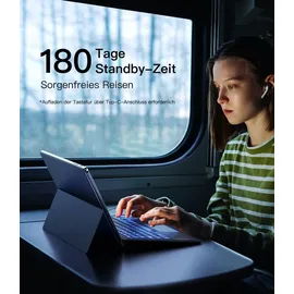 Inateck Surface Pro Tastatur für Surface Pro 7/7+/6/5/4 Grau