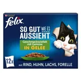 FELIX So gut wie es aussieht Geschmacksvielfalt mit Gemüse 12 x 85 g