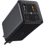 Baseus GaN6 Pro Fast Charger 100W 2A2C - Cluster Black (incl. cable 1m)