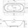 Badland Avita Eckbadewanne 80 x 180 cm (BADLAND)