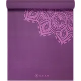 Gaiam Premium Yoga Mat Purple Mandala 6mm lila,