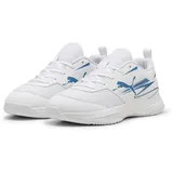 Puma Varion Ii Jr Indoor Court Shoe, Puma White Blue Horizon, 36