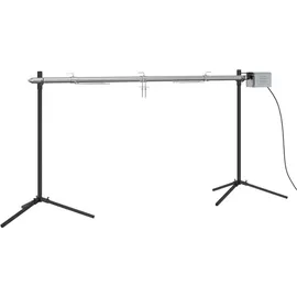 vidaXL Rotisserie-Grill Automatisch silber
