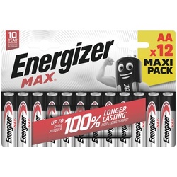 Energizer 12er-Pack Batterien »Max Alkaline« Mignon / AA / LR06