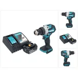 Makita DHP 489 RF1 Akku Schlagbohrschrauber 18 V 73 Nm Brushless + 1x Akku 3,0 Ah + Ladegerät