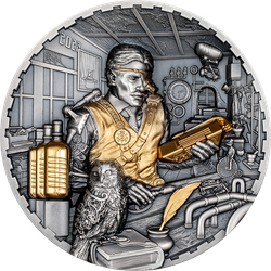 3-Unzen-Silber-Gedenkmünze "Steampunk"