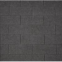COLIBRI Rechteck-Dachschindeln 80 x 33,6 cm Schwarz