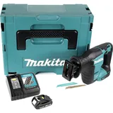 Makita DJR 188 RY1J Akku Reciprosäge 18 V Brushless Säbelsäge im Makpac + 1x 1,5 Ah Akku + Ladegerät