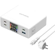 4smarts Desk Charger GaN DIY MODE 130W, weiß