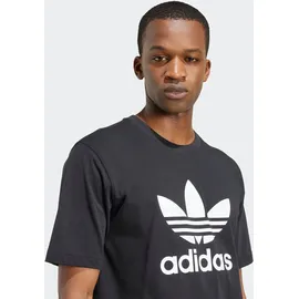 adidas T-Shirt ADIDAS ORIGINALS "TREFOIL T-SHIRT", Herren, Gr. S, pink (schwarz, lucid pink), Obermaterial: 100% Baumwolle, normal, Rundhals, Shirts T-Shirt, reguläre Passform, Kurzarm, aus Baumwolle