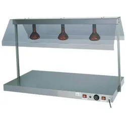 Fimar Buffetplatte mit Infrarotlampen - FORCAR PCI 4713 - Ablagefläche 127x68 cm - 3 Lampen