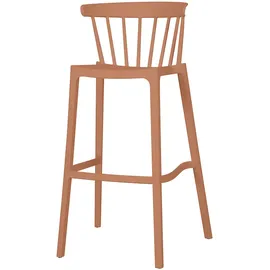 FEROS Barstuhl Windson 50915 4 Stück  Terrakotta