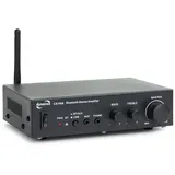 Mini WIFI HiFi Endstufe Verstärker, Bluetooth 5.0 Schwarz, 2x 15W RMS, Fitness