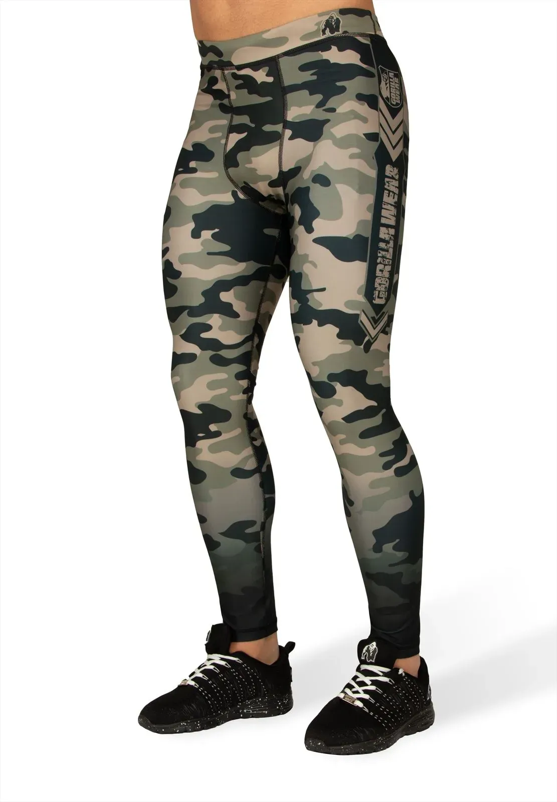 Franklin Männer-Leggings - Armee Grün Camo - L