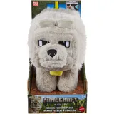 Mattel Minecraft Dennis der Wolf 20 cm Grau
