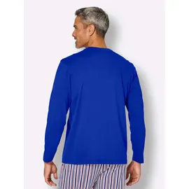 Witt Weiden Schlafanzug-Shirt Langarm Blau 56/58