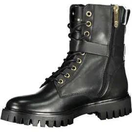 Tommy Hilfiger Damenschuhe Stiefel Schnürer Schwarz Freizeit, Schuhgröße:37 EU - Schwarz