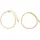 FIRETTI Fußketten Set FIRETTI "Schmuck Geschenk Körperschmuck", gold (gelbgoldfarben), Fußketten, Damen, Edelstahl