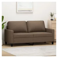 VidaXL 2-Sitzer-Sofa Braun 140 cm Stoff