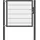 GAH Alberts Einzeltor Flexo Plus 126 x 120 cm Anthrazit/Metall
