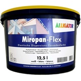 Fassadenfarbe Alligator Miropan Flex weiß 12,5 l  Außenfarbe