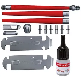 Runpotec Reparatur-set Gf3, für Glasfaserstab Ø 3 mm, Gewinde Rtg Ø 6 mm, 15-teilig