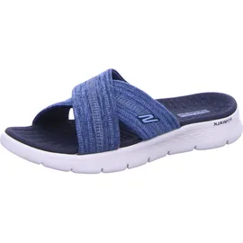 SKECHERS GO Walk Flex Sandale Impressed, Navy Textile, 37 EU