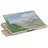 Relaxdays Neigbares Puzzlebrett bis 1000 Teile, Grün,Hellbraun,Transparent