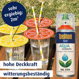 BELTON AQUAcolours Buntlack RAL 2004 Reinorange 0,4 l