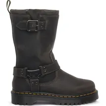 Dr. Martens Anistone Hi Charcoal Grey Burnished Waxy Pull Up Wp 40 EU