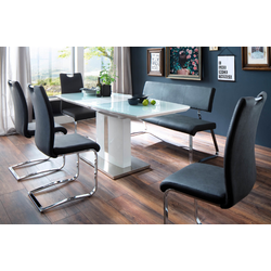 MCA furniture Najuma Säulentisch mit Synchronauszug