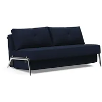 INNOVATION LIVING TM Schlafsofa Cubed Klappsofa, hochwertige Schlaffunktion, Design und extra Komfort, Frontauszug, sehr platzsparend, abgewinkelt Sitzen, waagerecht liegen blau