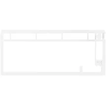 HyperX Alloy Rise Top Plate Tastatur Weiß