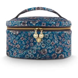 Pip Studio Cleo Kosmetiktasche gesteppt Daisy Dreams blau 26cm