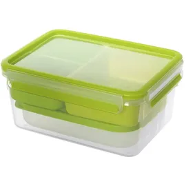Emsa CLIP & GO Lunchbox XL grün/transparent 2,3 l