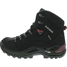 Lowa Renegade GTX Mid Damen Schwarz/Pflaume 41