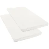 OTTO home Spannbettlaken Jersey 90 x 200 - 140 x 200 - 180 x 200 cm weiß 2 St.