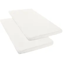 OTTO home Spannbettlaken Jersey 90 x 200 - 140 x 200 - 180 x 200 cm weiß 2 St.