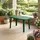 PROGARDEN Faro Gartentisch 137 x 72 x 72 cm grün