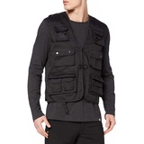 Mil-Tec Unisex Jagd-u Weste, Schwarz, M EU