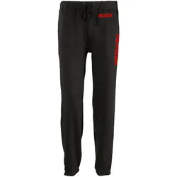 multifanshop Jogginghose - Wiesbaden - Bund & Seite - Druck rot - Trainingshose