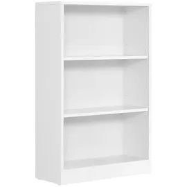 VASAGLE Regal 3 Fächer  Weiß