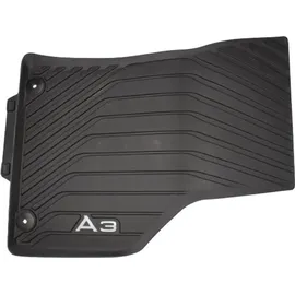 Audi A3 2013-2020 Gummifußmatten Allwettermatten vorne Schwarz, 2 Stück