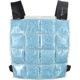 INUTEQ Biobased PCM Coolover 15°C kühlende Weste Blau Herren