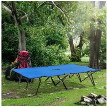Outsunny Feldbett Klappbar Blau/Schwarz