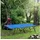 Outsunny Feldbett Klappbar Blau/Schwarz
